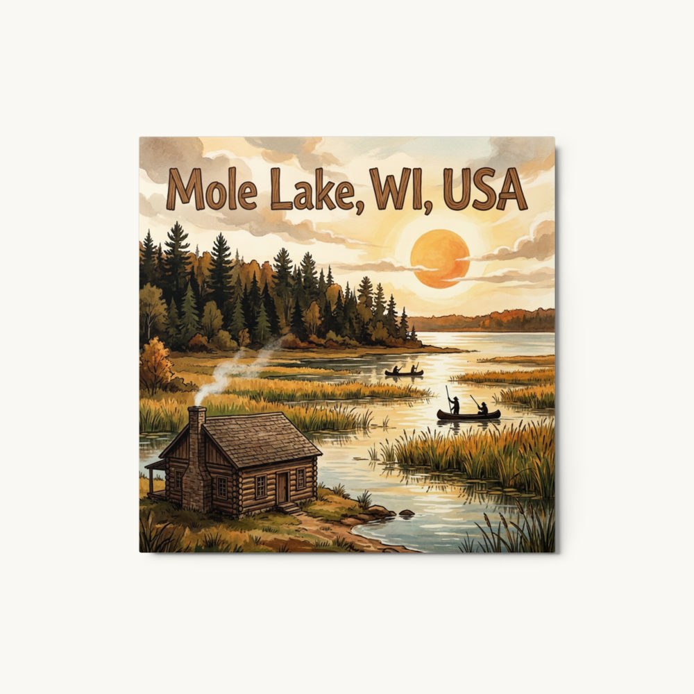 Mole Lake, WI Metal Print