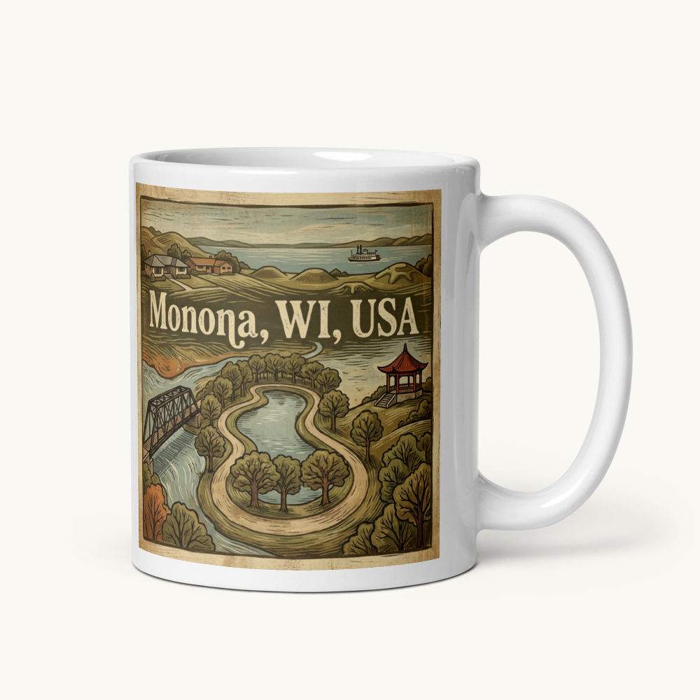 Monona, WI Coffee Mug