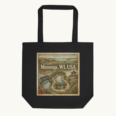 Monona, WI Tote Bag