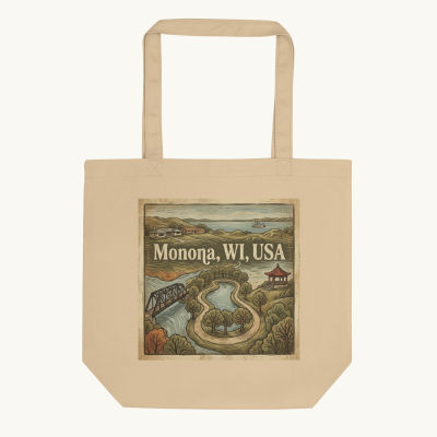 Monona, WI Tote Bag