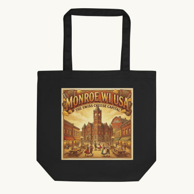 Monroe, WI Tote Bag