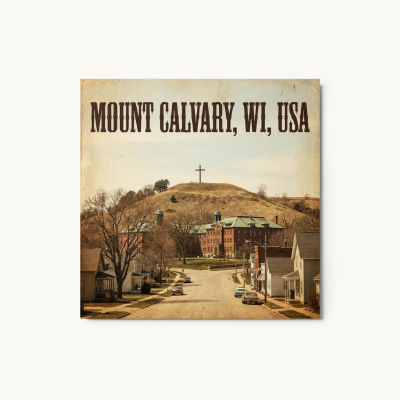 Mount Calvary, WI Metal Print