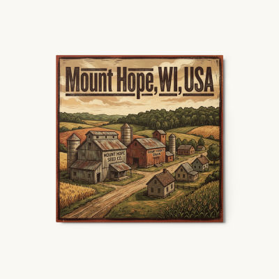 Mount Hope, WI Metal Print