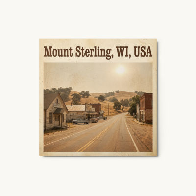 Mount Sterling, WI Metal Print