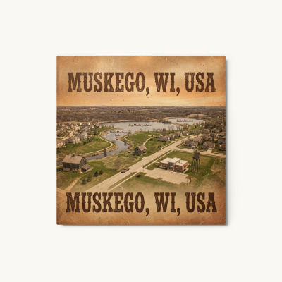 Muskego, WI Metal Print
