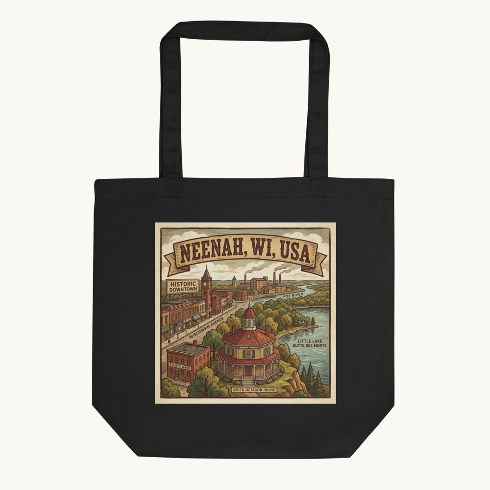 Neenah, WI Tote Bag