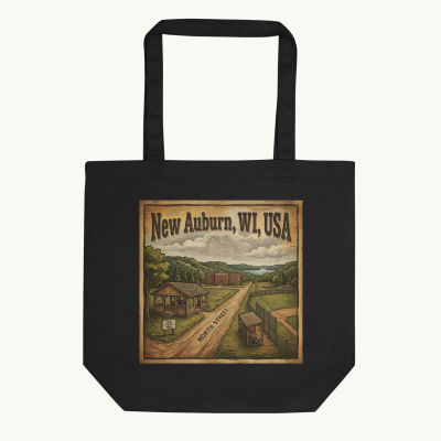 New Auburn, WI Tote Bag