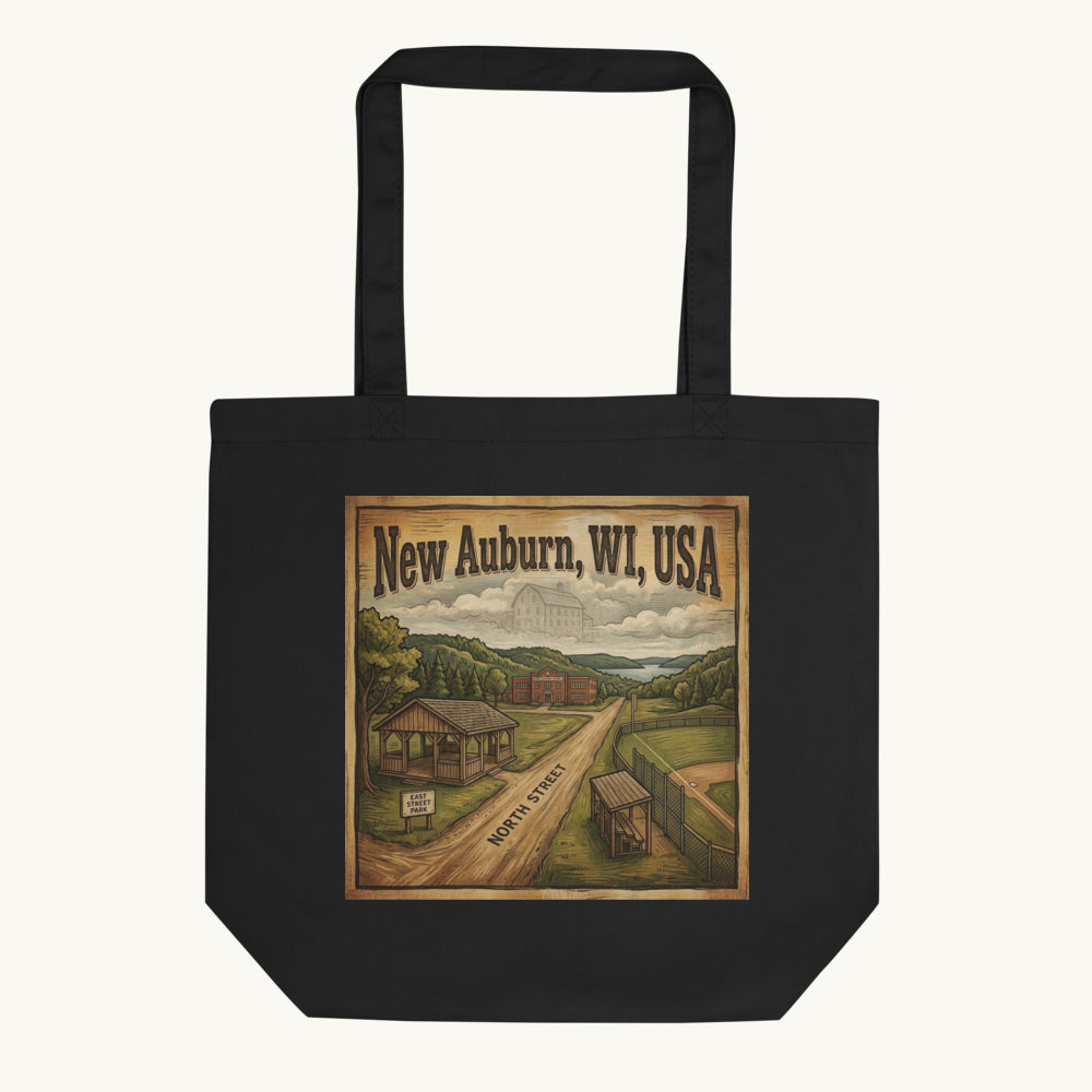 New Auburn, WI Tote Bag