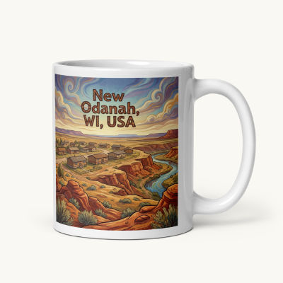 New Odanah, WI Coffee Mug