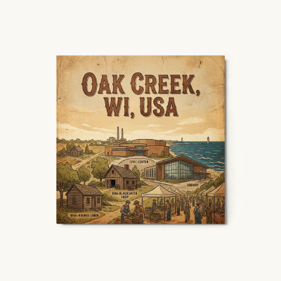 Oak Creek, WI Metal Print
