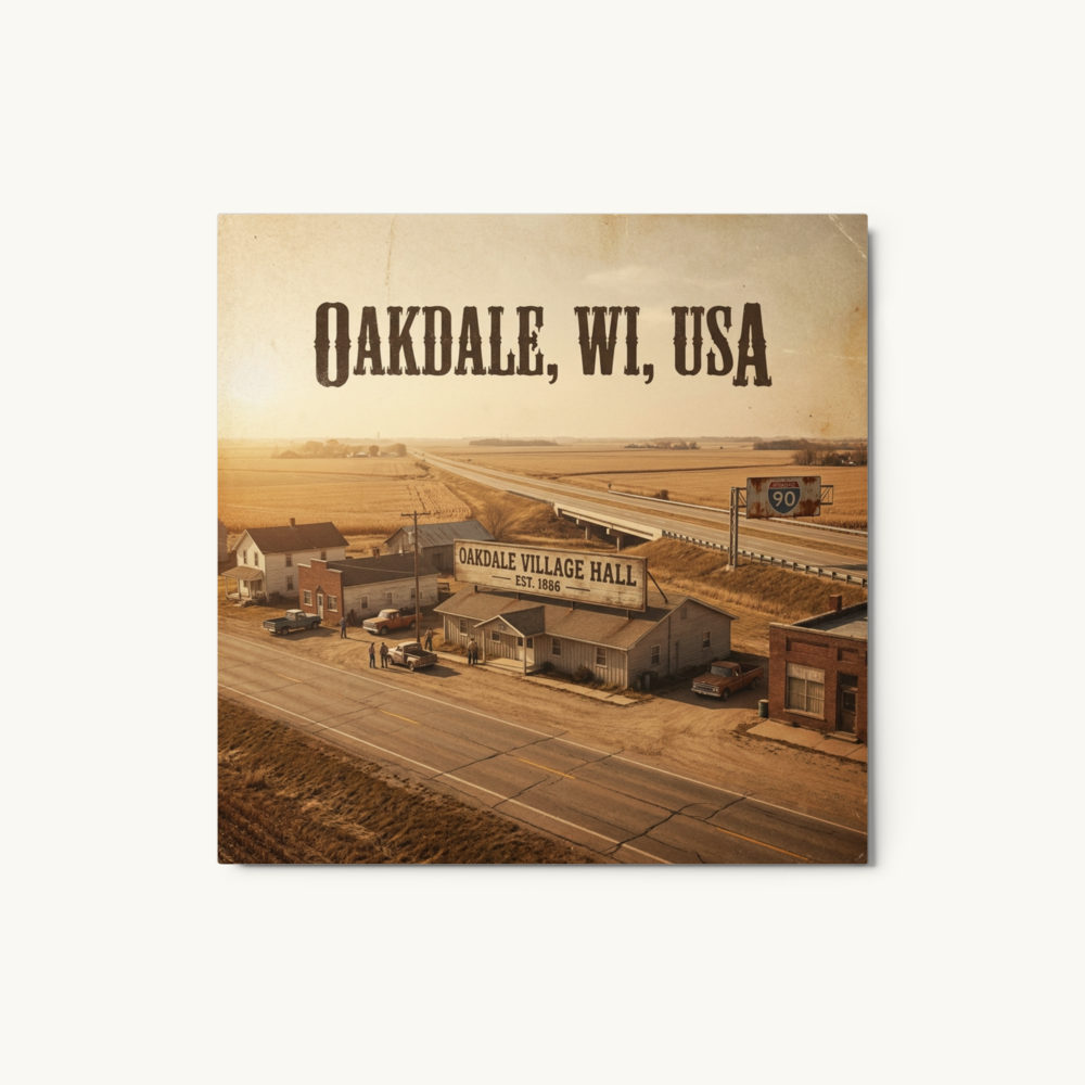Oakdale, WI Metal Print