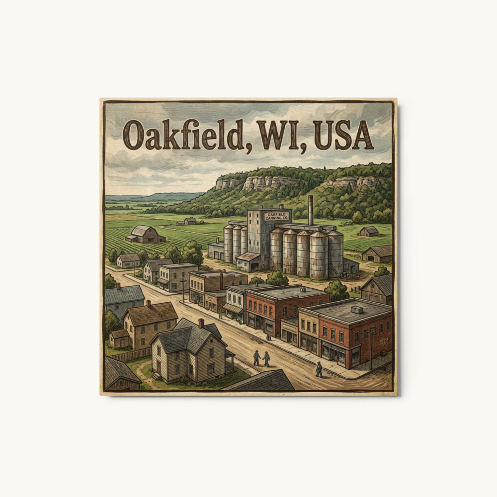 Oakfield, WI Metal Print