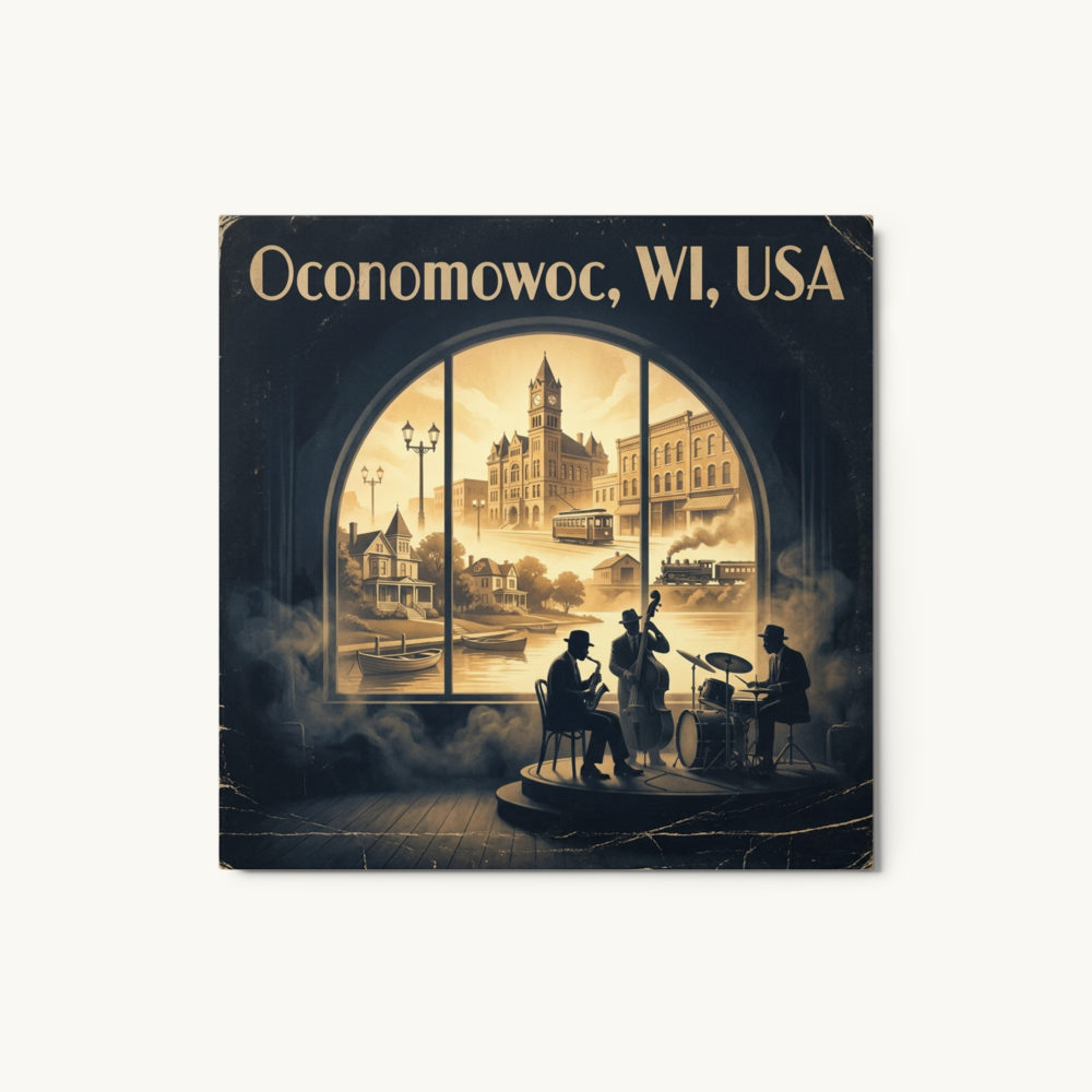 Oconomowoc, WI Metal Print