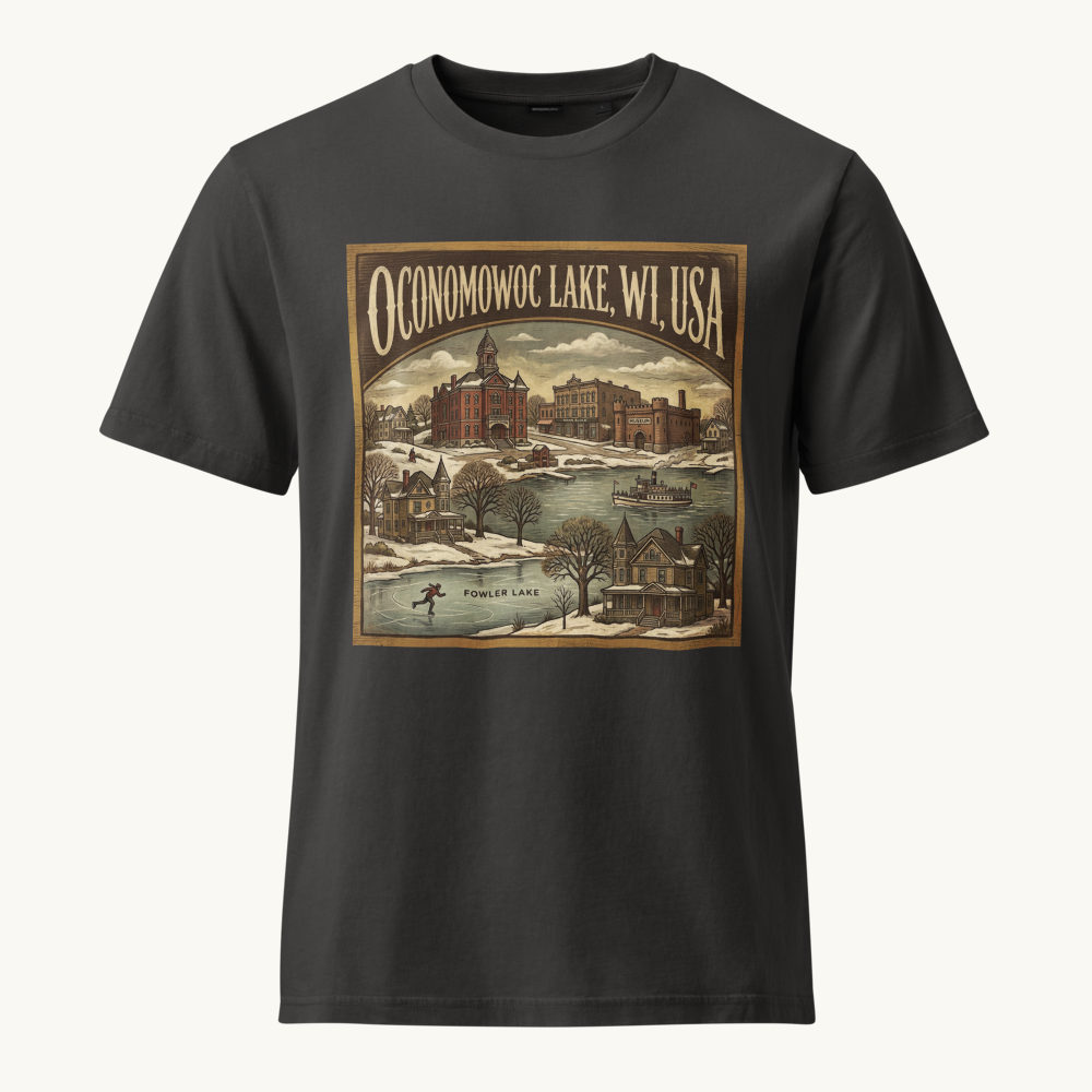 Oconomowoc Lake, WI Vintage Tee