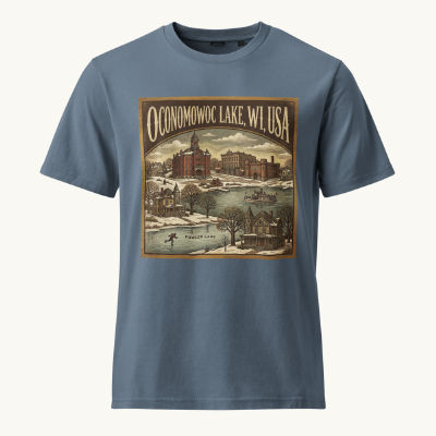 Oconomowoc Lake, WI Vintage Tee