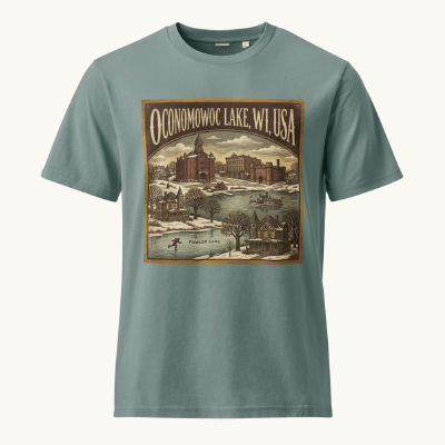 Oconomowoc Lake, WI Vintage Tee