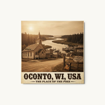 Oconto, WI Metal Print