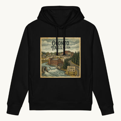 Oconto Falls, WI Hoodie