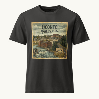 Oconto Falls, WI Vintage Tee