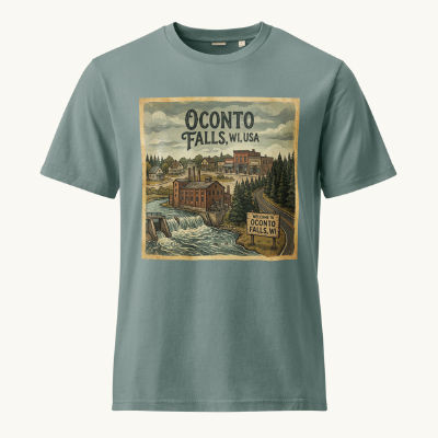 Oconto Falls, WI Vintage Tee