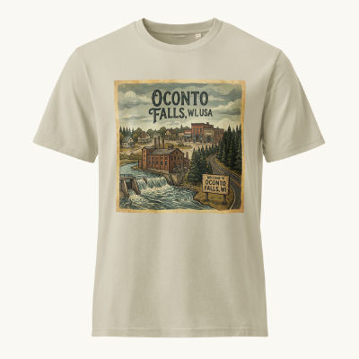 Oconto Falls, WI Vintage Tee