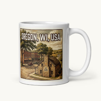 Oregon, WI Coffee Mug