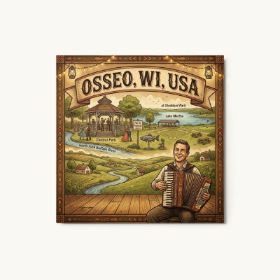 Osseo, WI Metal Print