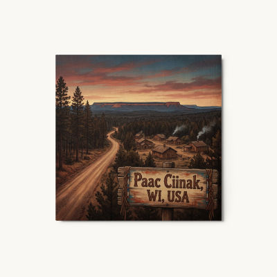 Paac Ciinak, WI Metal Print