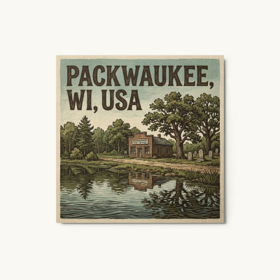 Packwaukee, WI Metal Print