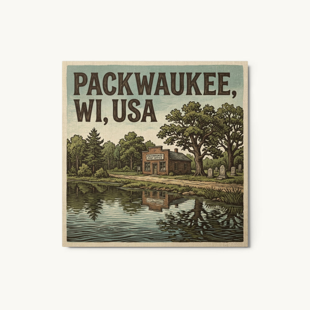 Packwaukee, WI Metal Print
