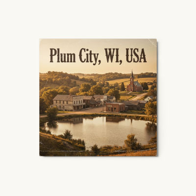 Plum City, WI Metal Print