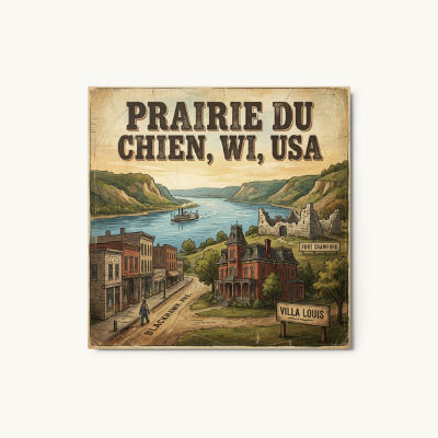 Prairie du Chien, WI Metal Print