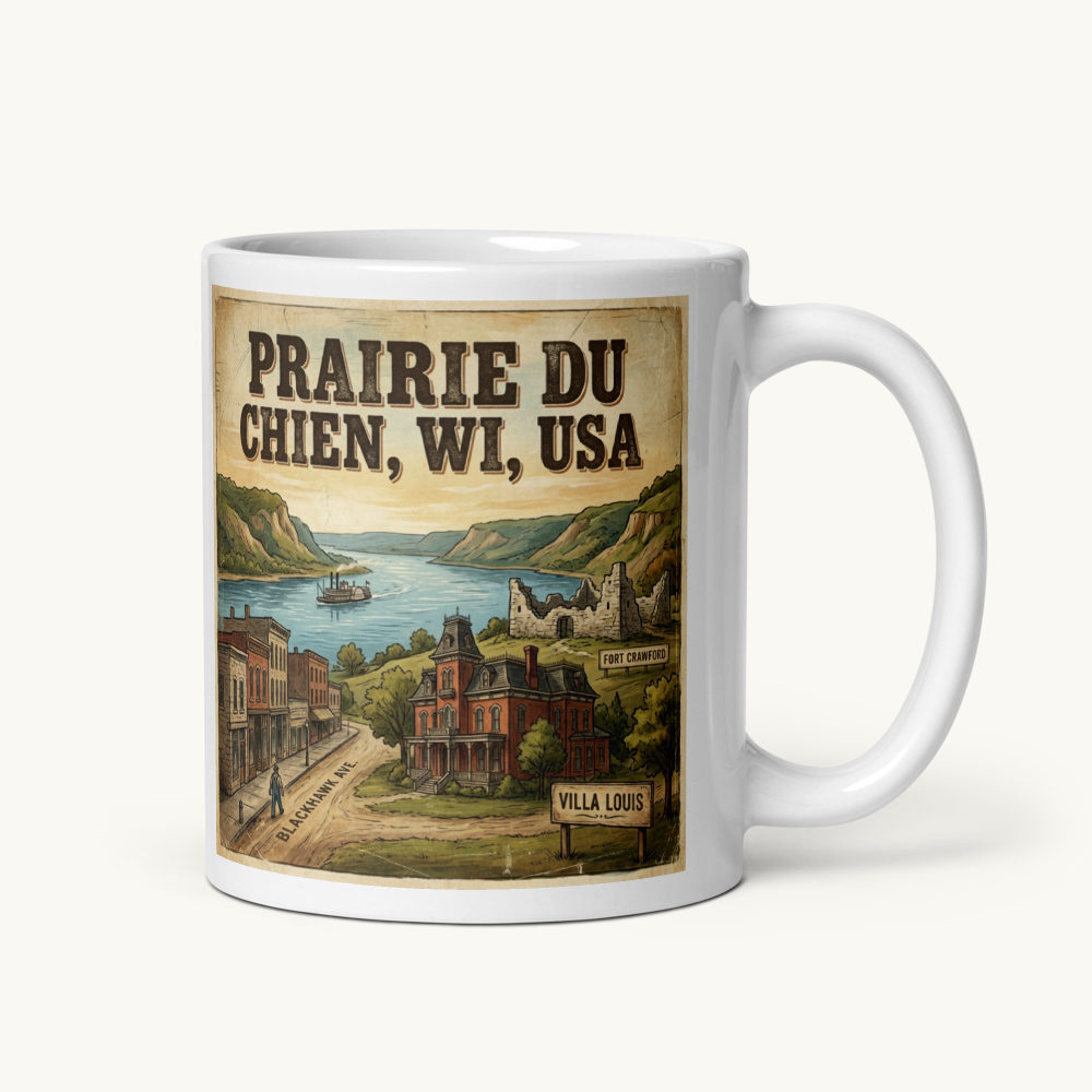 Prairie du Chien, WI Coffee Mug
