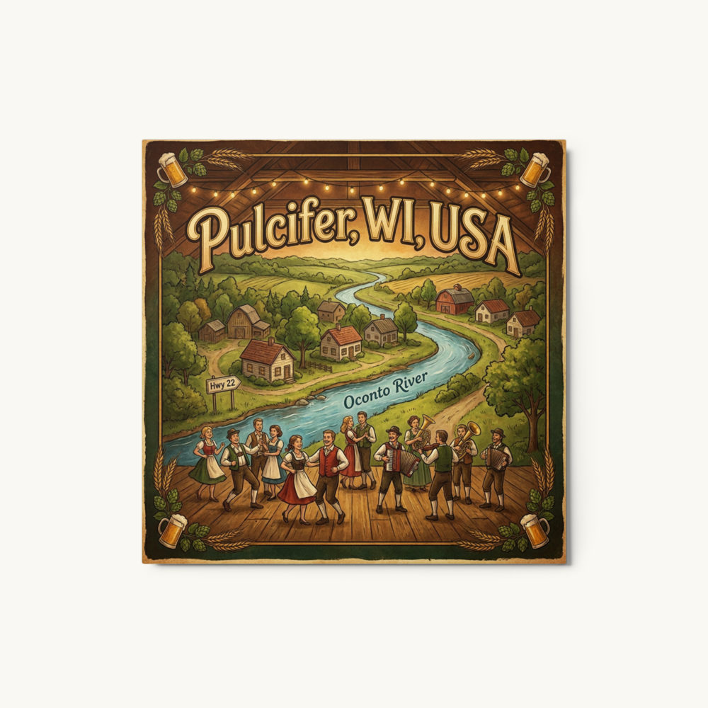Pulcifer, WI Metal Print