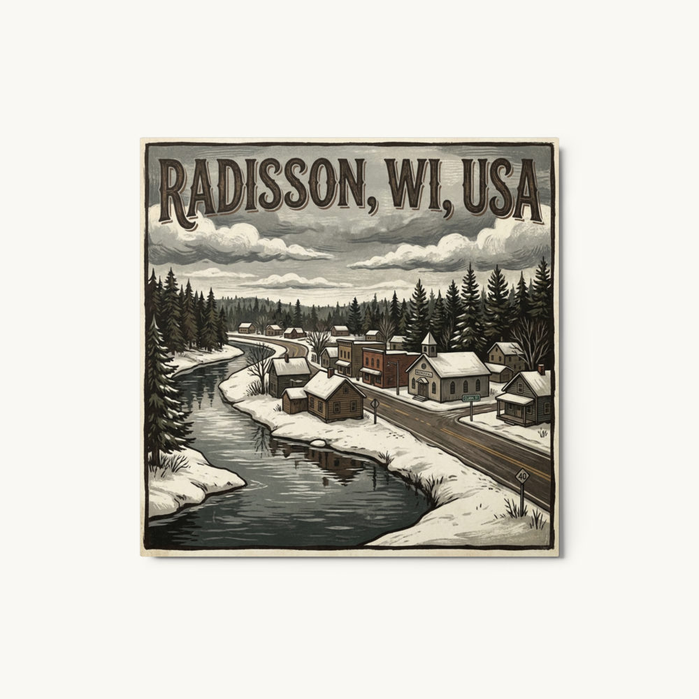 Radisson, WI Metal Print