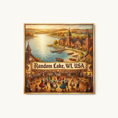 Random Lake, WI Metal Print