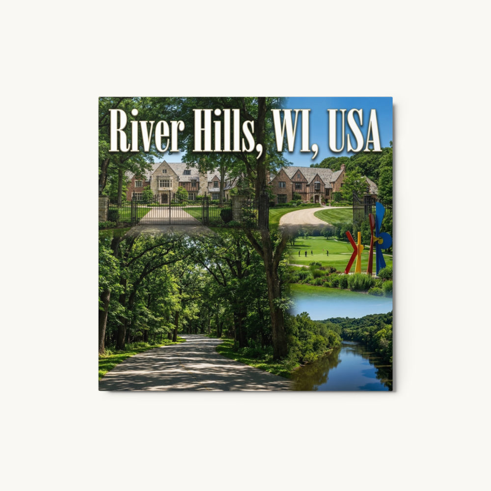 River Hills, WI Metal Print