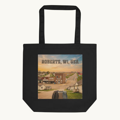 Roberts, WI Tote Bag