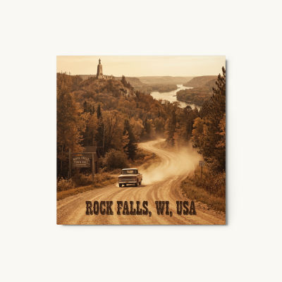 Rock Falls, WI Metal Print