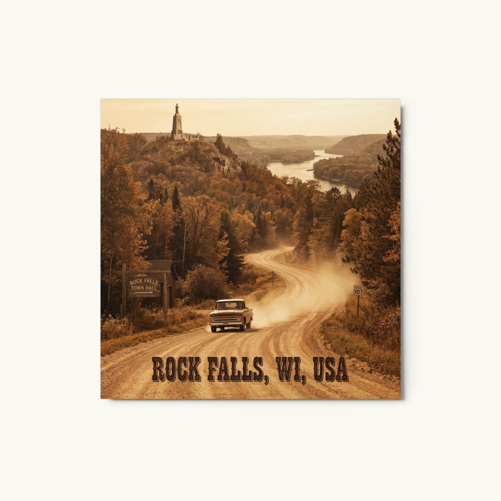 Rock Falls, WI Metal Print