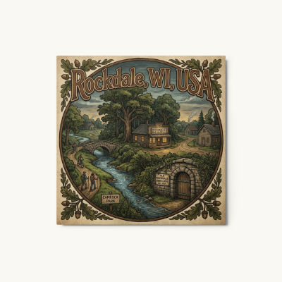 Rockdale, WI Metal Print