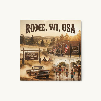 Rome, WI Metal Print