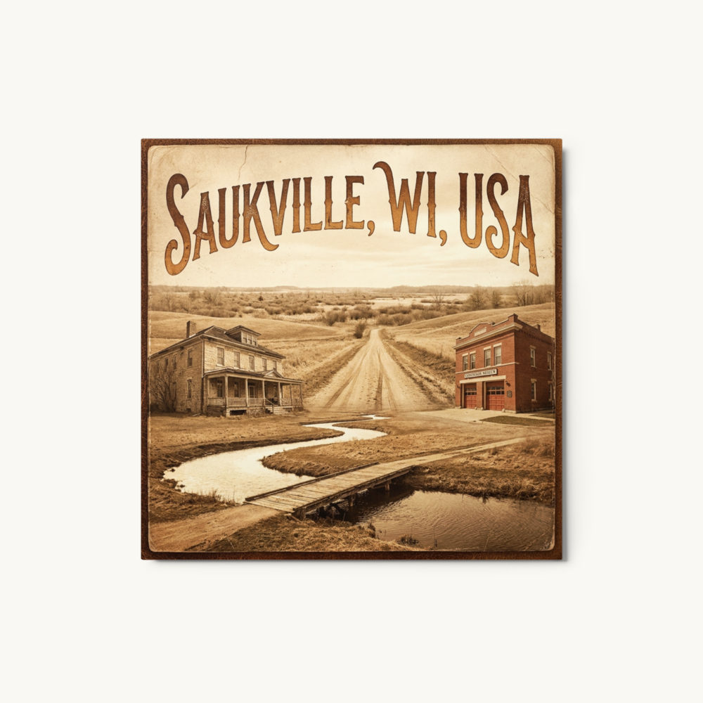 Saukville, WI Metal Print