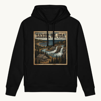 Saxon, WI Hoodie
