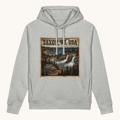 Saxon, WI Hoodie