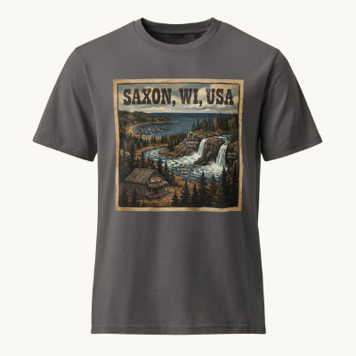 Saxon, WI Vintage Tee