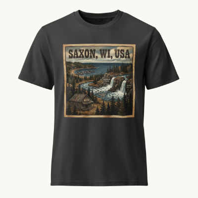 Saxon, WI Vintage Tee