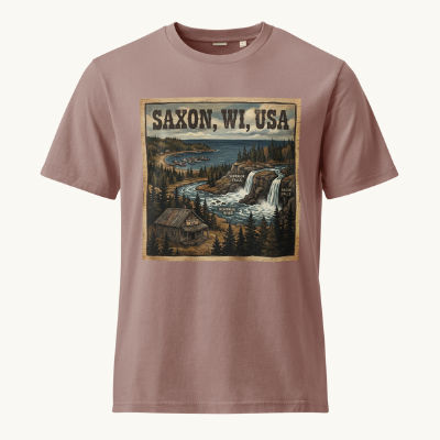 Saxon, WI Vintage Tee