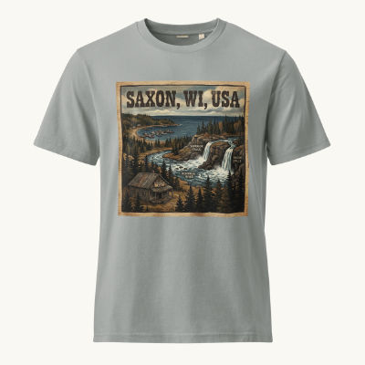 Saxon, WI Vintage Tee