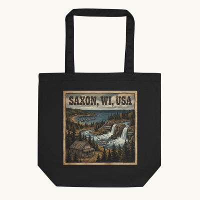 Saxon, WI Tote Bag